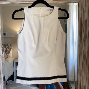 STYLE paris tank • white with black trim